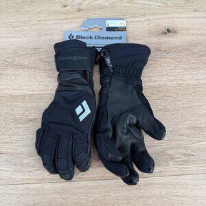 Black Diamond Mens Punisher Ice Series Winter Gloves Size XS Black Ski Snow NEW